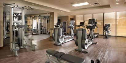 Fitness center available at EB Hotel Miami.