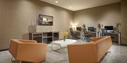 Business center available at EB Hotel Miami.