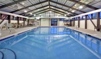 Refreshing indoor pool at Hyatt Place Chicago, Lombard / Oak Brook.