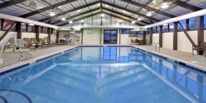 Refreshing indoor pool at Hyatt Place Chicago, Lombard / Oak Brook.