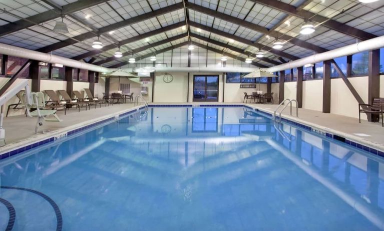 Refreshing indoor pool at Hyatt Place Chicago, Lombard / Oak Brook.