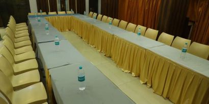 Professional meeting room at Hotel Alka Residency.