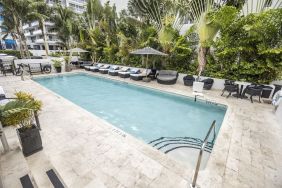 Stunning outdoor pool at Hotel Croydon.