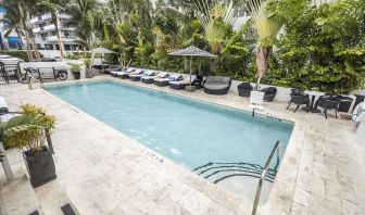 Stunning outdoor pool at Hotel Croydon.