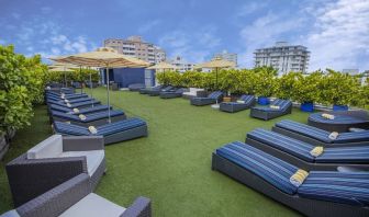 Lovely outdoor terrace at Catalina Hotel & Beach Club.