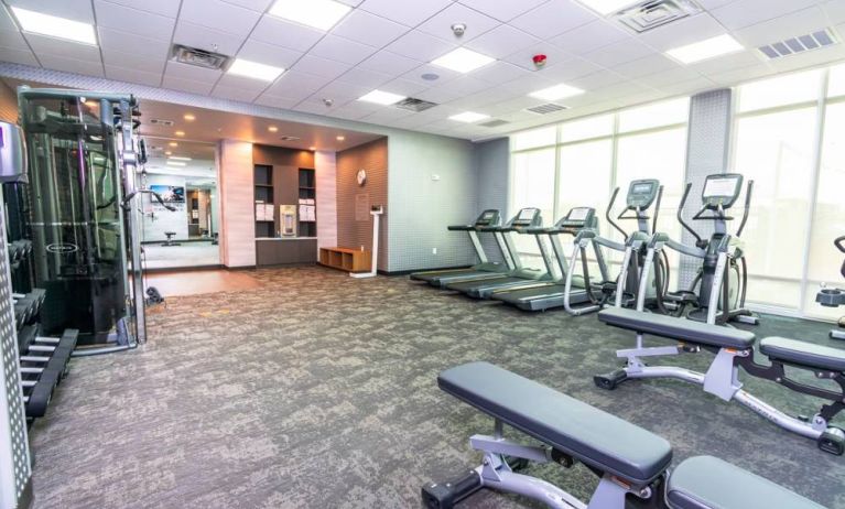 Fitness center available at Fairfield Inn & Suites By Marriott Houston League City.