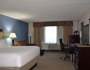 King room with natural light at Radisson Hotel Schaumburg.