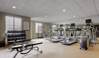 Fitness center available at Staybridge Suites Washington D.C.- Greenbelt.