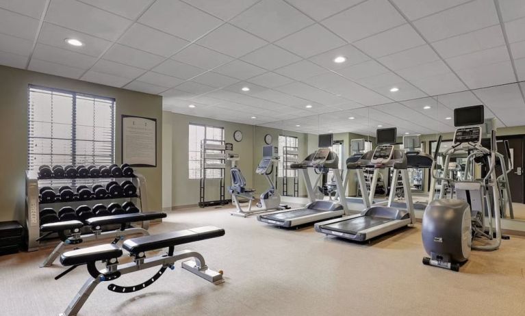 Fitness center available at Staybridge Suites Washington D.C.- Greenbelt.