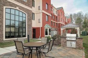 Outdoor terrace and coworking space at Staybridge Suites Washington D.C.- Greenbelt.