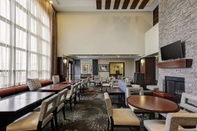 Dining and coworking space at Staybridge Suites Washington D.C.- Greenbelt.