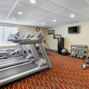 Fitness center available at Holiday Inn Express Chicago - Downers Grove.