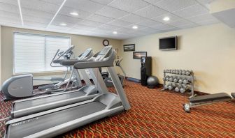 Fitness center available at Holiday Inn Express Chicago - Downers Grove.