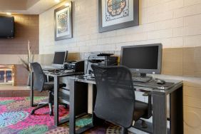 Business center with PC and printer at Holiday Inn Express Chicago - Downers Grove.