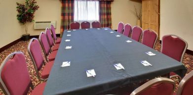 Professional meeting room at Holiday Inn Express Chicago - Downers Grove.