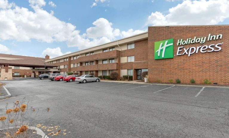 Parking available at Holiday Inn Express Chicago - Downers Grove.