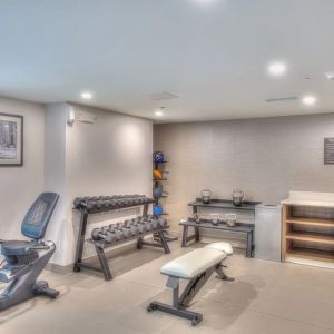 Fitness center available at Sleep Inn Oakbrook Terrace.