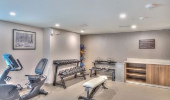 Fitness center available at Sleep Inn Oakbrook Terrace.