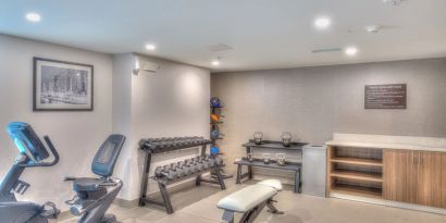 Fitness center available at Sleep Inn Oakbrook Terrace.