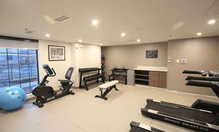 Fitness center available at MainStay Suites Oak Brook Terrace - Chicago.