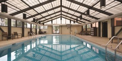 Refreshing indoor pool at Hyatt Place Chicago/Hoffman Estates.