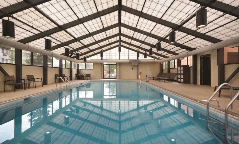 Refreshing indoor pool at Hyatt Place Chicago/Hoffman Estates.