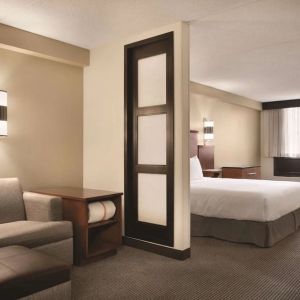 Day use room with living area at Hyatt Place Chicago/Hoffman Estates.