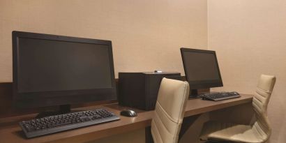 Business center available at Hyatt Place Chicago/Hoffman Estates.