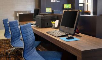 Business center with PC, printer, and internet at Sonesta Select Scottsdale At Mayo Clinic Campus.