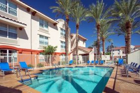 Stunning outdoor pool at Sonesta Simply Suites Phoenix Scottsdale.