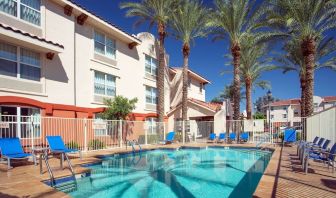 Stunning outdoor pool at Sonesta Simply Suites Phoenix Scottsdale.