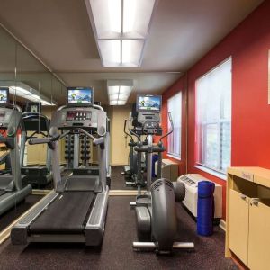 Fitness center available at Sonesta Simply Suites Phoenix Scottsdale.