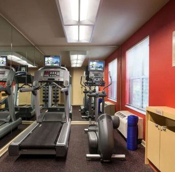 Fitness center available at Sonesta Simply Suites Phoenix Scottsdale.