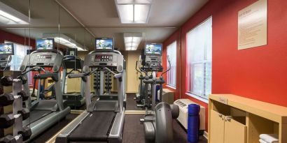 Fitness center available at Sonesta Simply Suites Phoenix Scottsdale.