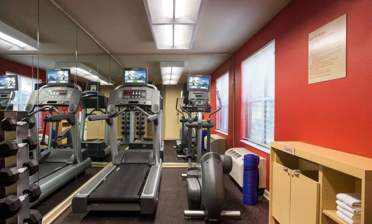 Fitness center available at Sonesta Simply Suites Phoenix Scottsdale.