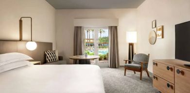 Day use room with natural light at Hilton Scottsdale Resort & Villas.