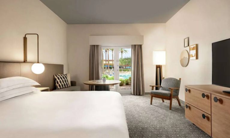 Day use room with natural light at Hilton Scottsdale Resort & Villas.