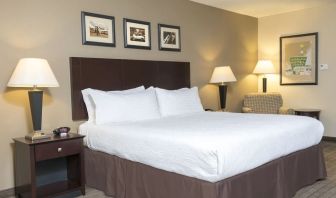 Romantic king room at Holiday Inn Aurora North- Naperville.