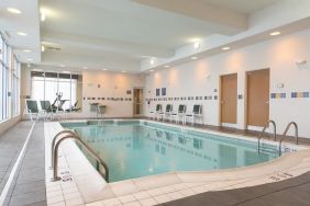 Large indoor pool at Holiday Inn Aurora North- Naperville.