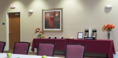 Professional meeting room at Holiday Inn Aurora North- Naperville.