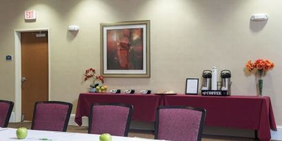 Professional meeting room at Holiday Inn Aurora North- Naperville.