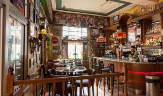 Traditional Irish bar ideal for coworking at Hotel Chelsea, A South Beach Group Hotel.