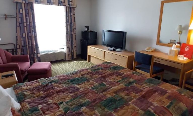 Delux king room with TV at Norwood Inn & Suites - Roseville.