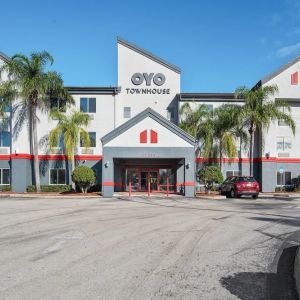 Parking available at OYO Townhouse Orlando West.