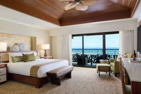 Delux king room with sea view at Ko'a Kea Resort On Po`ipu Beach.