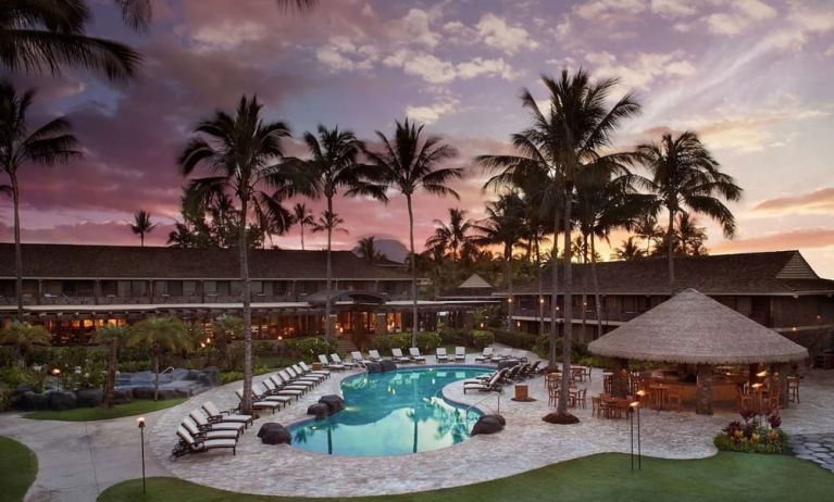 Stunning outdoor pool at Ko'a Kea Resort On Po`ipu Beach.