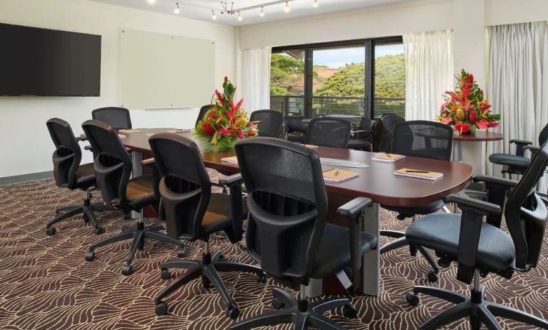 Professional meeting room at Ko'a Kea Resort On Po`ipu Beach.