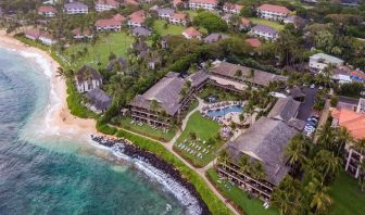 Luxurious beach resort at Ko'a Kea Resort On Po`ipu Beach.