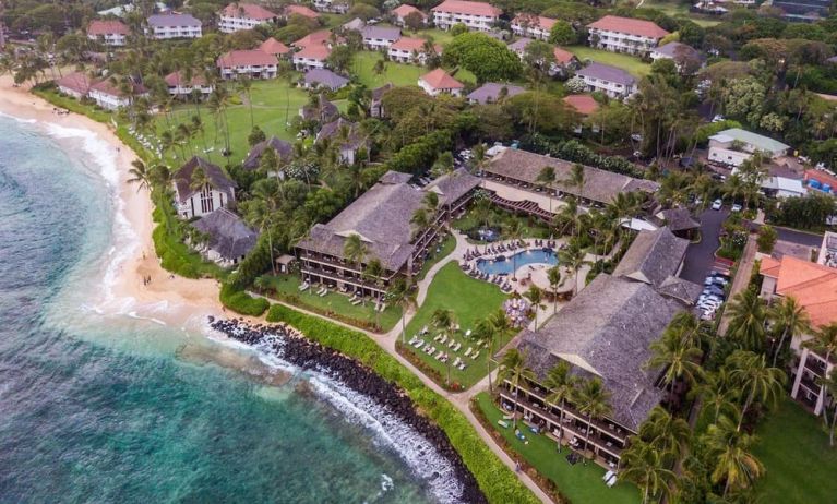 Luxurious beach resort at Ko'a Kea Resort On Po`ipu Beach.