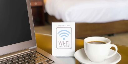 Wi-fi access available at Airport Waterfront Inn.